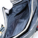 GUCCI GG Supreme Sherry Line Hand Bag PVC Navy Red 41 02 079 Auth 155654-23