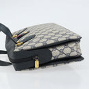 GUCCI GG Supreme Sherry Line Hand Bag PVC Navy Red 41 02 079 Auth 155654-5