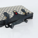 GUCCI GG Supreme Sherry Line Hand Bag PVC Navy Red 41 02 079 Auth 155654-7