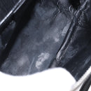 GUCCI GG Canvas Hand Bag Black Silver 000 0851 3754 Auth 155656-11