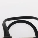 GUCCI GG Canvas Hand Bag Black Silver 000 0851 3754 Auth 155656-14