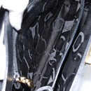 Salvatore Ferragamo Gancini Hand Bag Leather Black Gold Auth 155657-17