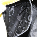 Salvatore Ferragamo Vala Chain Tote Bag Canvas Yellow Silver Auth 155658-20