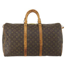 LOUIS VUITTON Monogram Keepall 50 Boston Bag M41426 LV Auth 155661-2