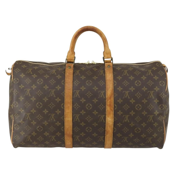 LOUIS VUITTON Monogram Keepall 50 Boston Bag M41426 LV Auth 155661