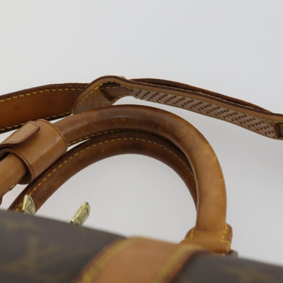LOUIS VUITTON Monogram Keepall Bandouliere 50 Boston Bag M41416 LV Auth 155662