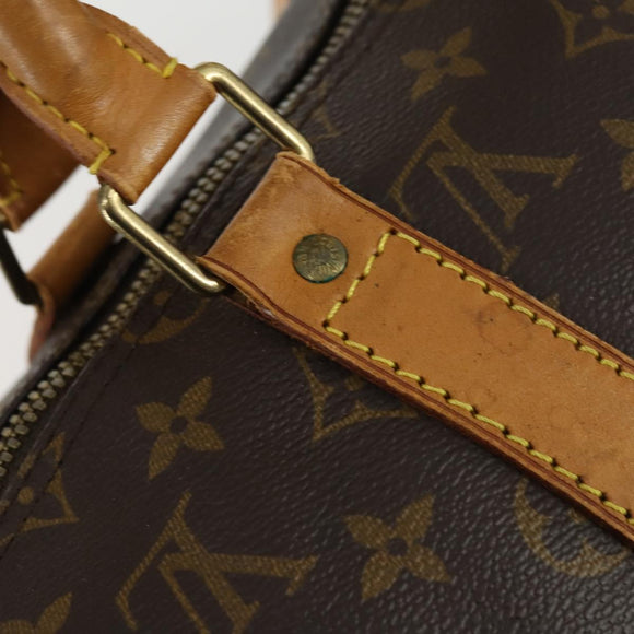 LOUIS VUITTON Monogram Keepall Bandouliere 50 Boston Bag M41416 LV Auth 155662