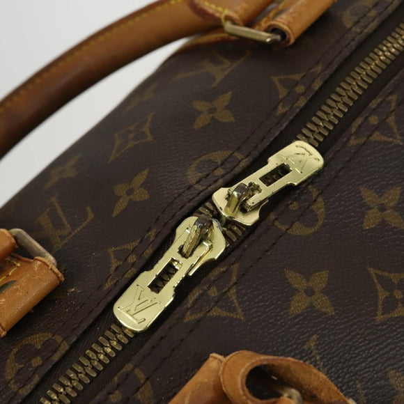 LOUIS VUITTON Monogram Keepall Bandouliere 50 Boston Bag M41416 LV Auth 155662