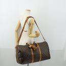 LOUIS VUITTON Monogram Keepall Bandouliere 50 Boston Bag M41416 LV Auth 155662-24