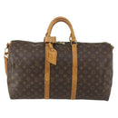 LOUIS VUITTON Monogram Keepall Bandouliere 50 Boston Bag M41416 LV Auth 155662-13