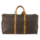 LOUIS VUITTON Monogram Keepall Bandouliere 50 Boston Bag M41416 LV Auth 155662-2