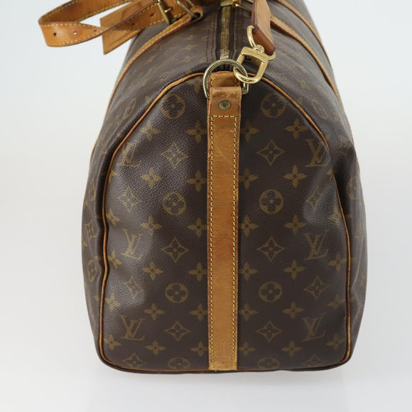 LOUIS VUITTON Monogram Keepall Bandouliere 50 Boston Bag M41416 LV Auth 155662