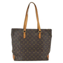 LOUIS VUITTON Monogram Cabas Mezzo Tote Bag M51151 LV Auth 155664-2