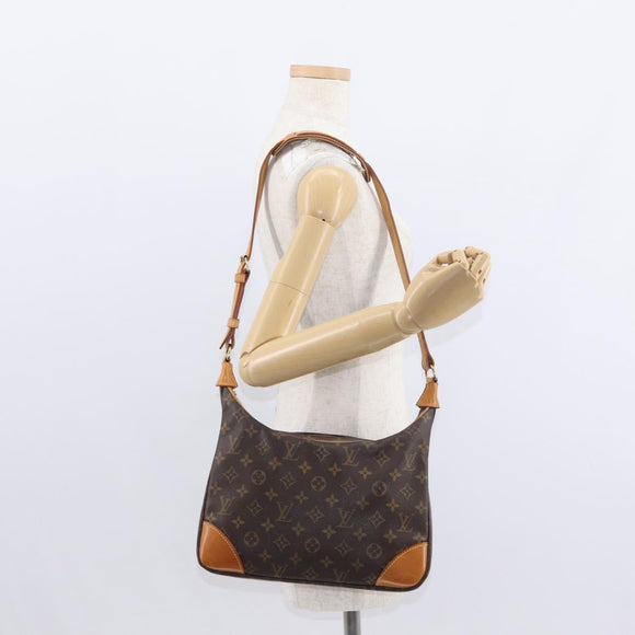 LOUIS VUITTON Monogram Boulogne 30 Shoulder Bag M51265 LV Auth 155667