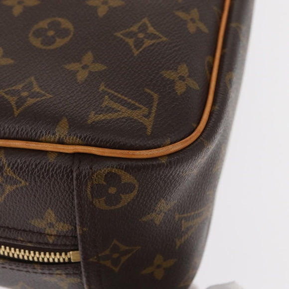 LOUIS VUITTON Monogram Trouville Hand Bag M42228 LV Auth 155669