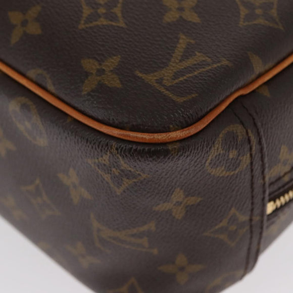 LOUIS VUITTON Monogram Trouville Hand Bag M42228 LV Auth 155669