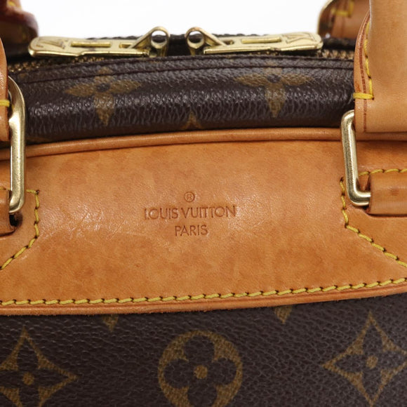 LOUIS VUITTON Monogram Trouville Hand Bag M42228 LV Auth 155669