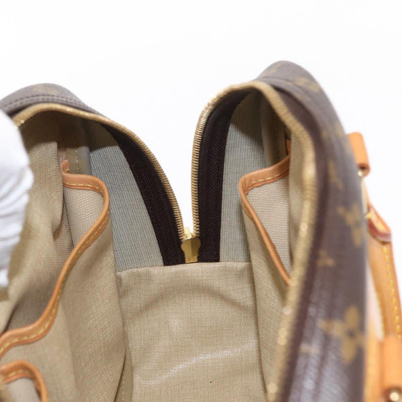 LOUIS VUITTON Monogram Trouville Hand Bag M42228 LV Auth 155669