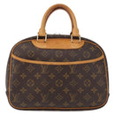 LOUIS VUITTON Monogram Trouville Hand Bag M42228 LV Auth 155669-13