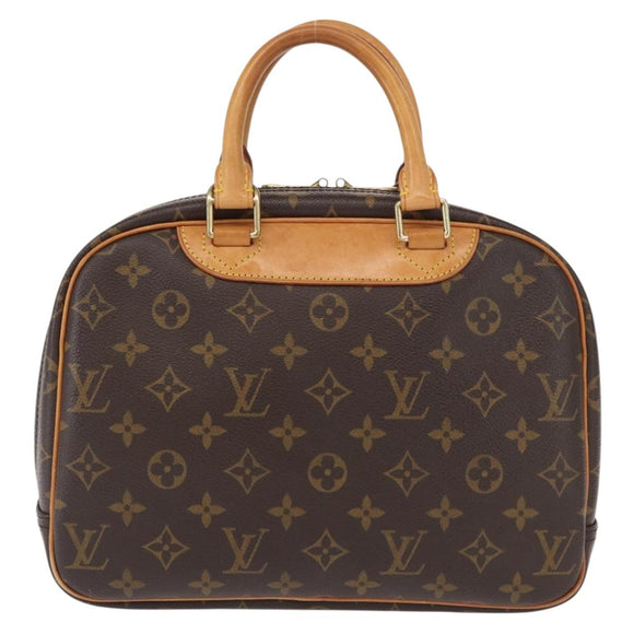 LOUIS VUITTON Monogram Trouville Hand Bag M42228 LV Auth 155669