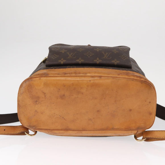 LOUIS VUITTON Monogram Montsouris GM Rucksack M51135 LV Auth 155672