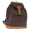 LOUIS VUITTON Monogram Montsouris GM Rucksack M51135 LV Auth 155672-1