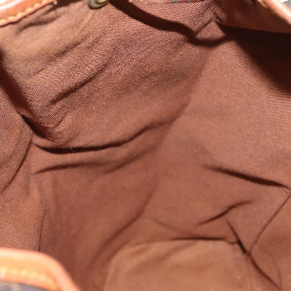LOUIS VUITTON Monogram Montsouris GM Rucksack M51135 LV Auth 155672