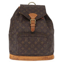 LOUIS VUITTON Monogram Montsouris GM Rucksack M51135 LV Auth 155672-13