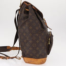 LOUIS VUITTON Monogram Montsouris GM Rucksack M51135 LV Auth 155672-4