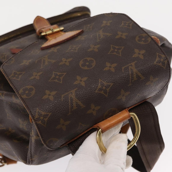 LOUIS VUITTON Monogram Montsouris GM Rucksack M51135 LV Auth 155672