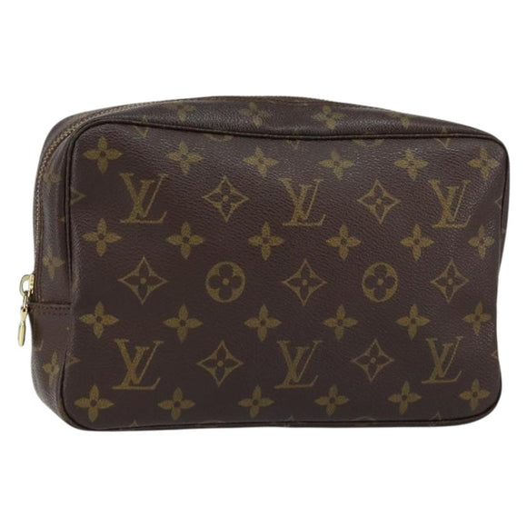 LOUIS VUITTON Monogram Trousse Toilette 23 Clutch Bag M47524 LV Auth 155676