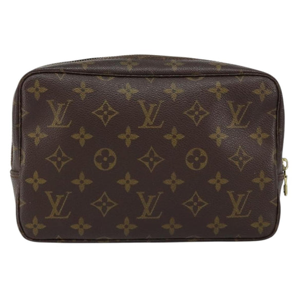 LOUIS VUITTON Monogram Trousse Toilette 23 Clutch Bag M47524 LV Auth 155676