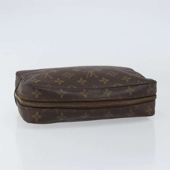 LOUIS VUITTON Monogram Trousse Toilette 23 Clutch Bag M47524 LV Auth 155676