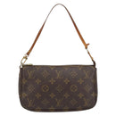LOUIS VUITTON Monogram Pochette Accessoires Pouch M51980 LV Auth 155677-13