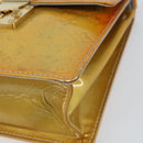 LOUIS VUITTON Monogram Vernis Spring Street Hand Bag Gris M91029 LV Auth 155681-10