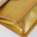 LOUIS VUITTON Monogram Vernis Spring Street Hand Bag Gris M91029 LV Auth 155681-11