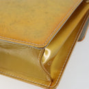 LOUIS VUITTON Monogram Vernis Spring Street Hand Bag Gris M91029 LV Auth 155681-12