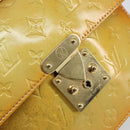 LOUIS VUITTON Monogram Vernis Spring Street Hand Bag Gris M91029 LV Auth 155681-14