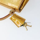 LOUIS VUITTON Monogram Vernis Spring Street Hand Bag Gris M91029 LV Auth 155681-15