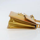 LOUIS VUITTON Monogram Vernis Spring Street Hand Bag Gris M91029 LV Auth 155681-4