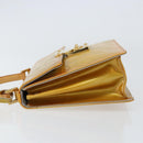 LOUIS VUITTON Monogram Vernis Spring Street Hand Bag Gris M91029 LV Auth 155681-5