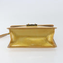 LOUIS VUITTON Monogram Vernis Spring Street Hand Bag Gris M91029 LV Auth 155681-9