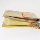 LOUIS VUITTON Monogram Vernis Motto Accessory Pouch Gris M91030 LV Auth 155682-3