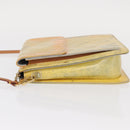 LOUIS VUITTON Monogram Vernis Motto Accessory Pouch Gris M91030 LV Auth 155682-4