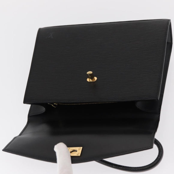 LOUIS VUITTON Epi Malesherbes Hand Bag Black M52372 LV Auth 155684