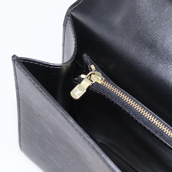 LOUIS VUITTON Epi Malesherbes Hand Bag Black M52372 LV Auth 155684