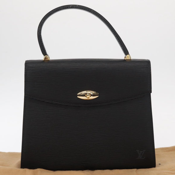 LOUIS VUITTON Epi Malesherbes Hand Bag Black M52372 LV Auth 155684