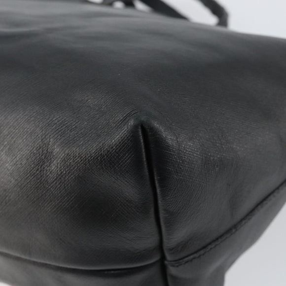 Salvatore Ferragamo Vala Tote Bag Leather Black Auth 155686