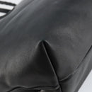 Salvatore Ferragamo Vala Tote Bag Leather Black Auth 155686-13