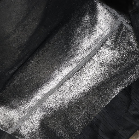 Salvatore Ferragamo Vala Tote Bag Leather Black Auth 155686